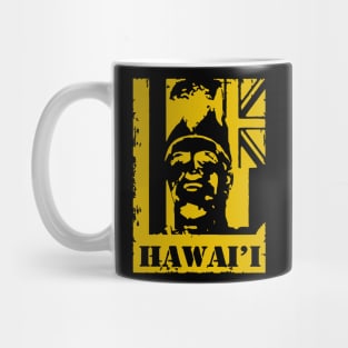 Hawai'i King Kamehameha Mustard Yellow Ink by Hawaii Nei All Day Mug